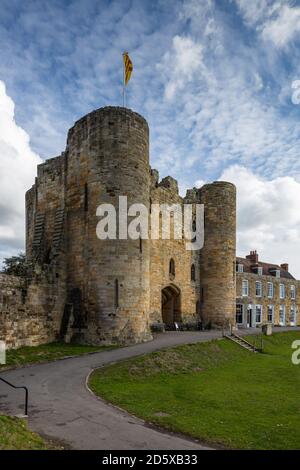 Tonbridge Castle. Motte und Bailey Gatehouse. Tonbridge, Kent, England, Großbritannien Stockfoto