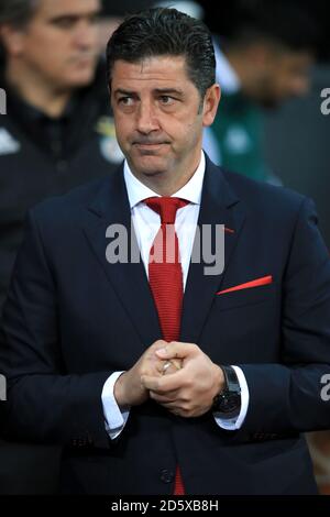 Benfica Manager Rui Vitoria Stockfoto