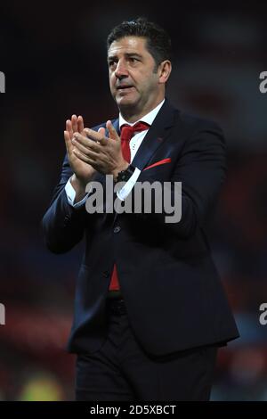 Benfica amanger Benfica Manager Rui Vitoria Stockfoto