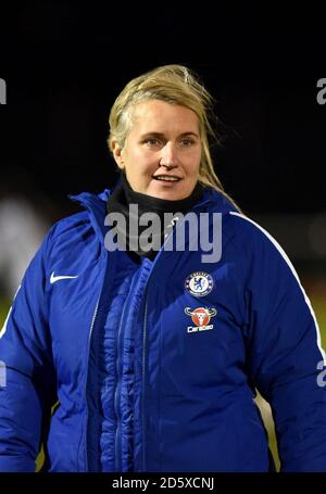 Chelsea Damen manager Emma Hayes Stockfoto