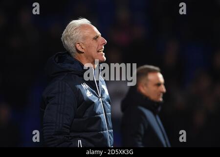 Ipswich Town Manager Mick McCarthy (links) und Sheffield Wednesday Manager Carlos Carvalhal Stockfoto