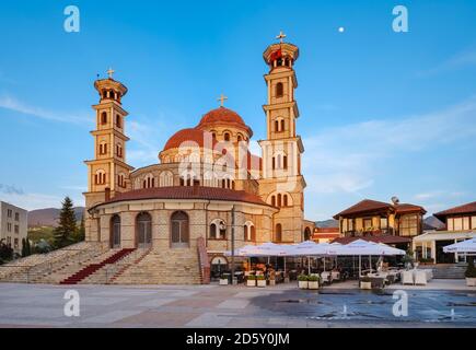 Albanien, Korca, Stockfoto