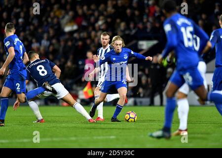 Everton's Tom Davies in Aktion Stockfoto