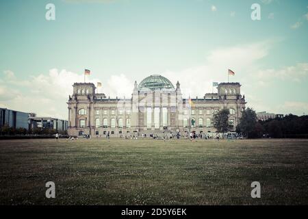 Deutschland, Berlin, Berlin-Tiergarten, Reichstagsgebäude Stockfoto