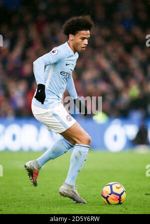 Manchester Citys Leroy Sane Stockfoto