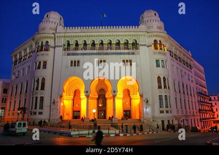 Algerien, Algier, Blick auf die Post Stockfoto
