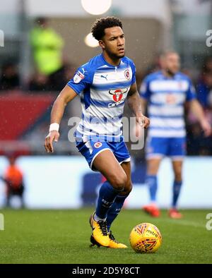 Liam Moore, lesen Stockfoto