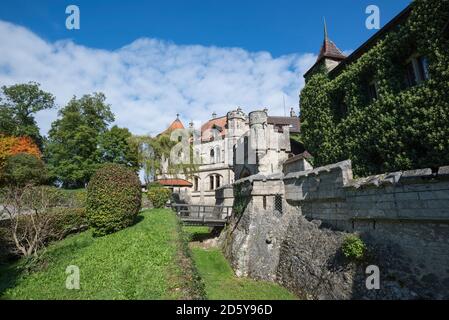 Deutschland, Baden-Württemberg, Reutlingen, Schloss Lichtenstein Stockfoto