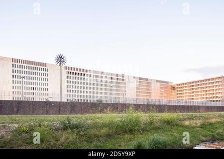 Deutschland, Berlin, Ansicht des BND Neubau des deutschen Nachrichtendienst Stockfoto