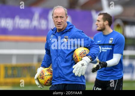 Coventry City Torwarttrainer Steve Ogrizovic Stockfoto