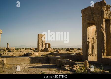 Iran, Persepolis, Apadana Palast Stockfoto