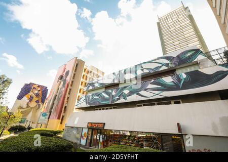 URBAN ART PARIS 13 DAS KÖNIGREICH DER STREET ART Stockfoto