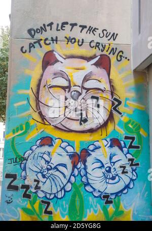 URBAN ART PARIS 13 DAS KÖNIGREICH DER STREET ART Stockfoto