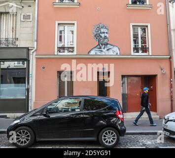 URBAN ART PARIS 13 DAS KÖNIGREICH DER STREET ART Stockfoto