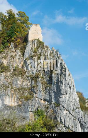 Deutschland, Baden Württemberg, Kreis Sigmaringen, Oberes Donautal, Schloss Hausen Stockfoto