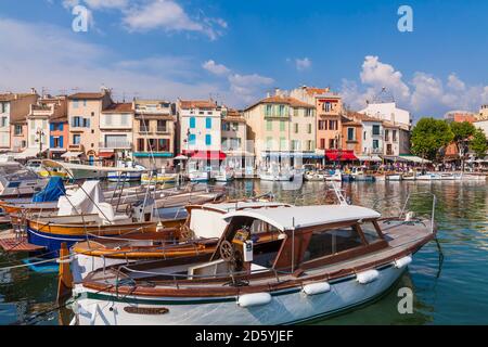 Frankreich, Provence-Alpes-Cote d ' Azur, Bouches-du-Rhône, Cassis, Hafen Stockfoto