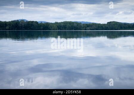 Deutschland, Baden-Württemberg, Rhein bei Burkheim am Kaiserstuhl Stockfoto