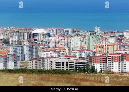 Türkei, Schwarzmeerregion, Ordu Provinz, Samsun, Wohnhäuser Stockfoto