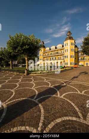 Carinthia, Velden, Wörthersee, Österreich, Schloss Hotel Velden Stockfoto