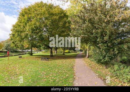Reben-Park in Droitwich Spa, Worcestershire, UK Stockfoto