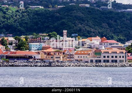 Antillen, kleine Antillen, Grenada, anzeigen St. George Stockfoto