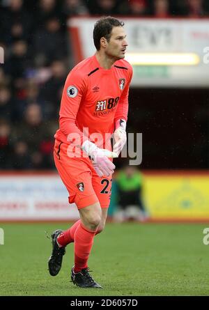 AFC Bournemouth Torwart Asmir Begovic Stockfoto