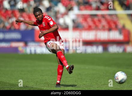 Die Anfernee Dijksteel von Charlton Athletic Stockfoto