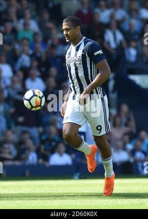 West Bromwich Albions Salomon Rondon in Aktion Stockfoto