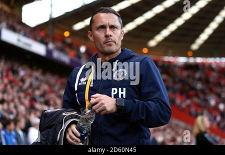 Shrewsbury Town Manager Paul Hurst Stockfoto