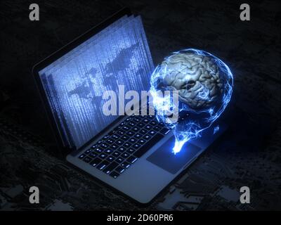 Technologie Für Künstliche Intelligenz Stockfoto