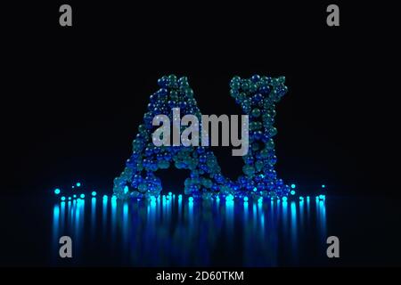 Technologie Für Künstliche Intelligenz Stockfoto