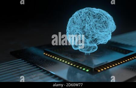 Technologie Für Künstliche Intelligenz Stockfoto