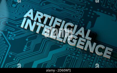 Technologie Für Künstliche Intelligenz Stockfoto