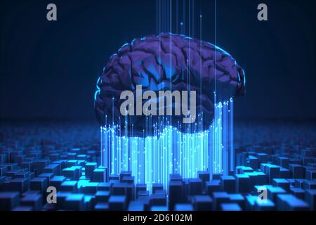 Technologie Für Künstliche Intelligenz Stockfoto