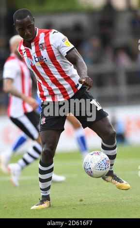 Jonathan Forte von Exeter City Stockfoto