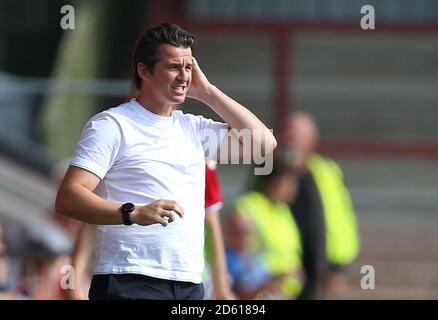 Joey Barton, Manager von Fleetwood Town Stockfoto