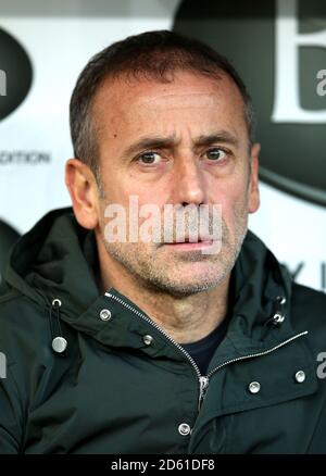 Istanbul Basaksehir Manager Abdullah Avci Stockfoto