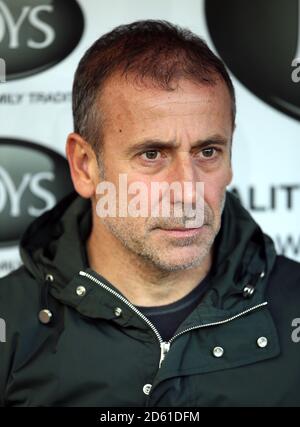 Istanbul Basaksehir Manager Abdullah Avci Stockfoto