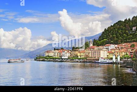 Dorf Bellagio am Comer See in der Lombardei, Italien Stockfoto