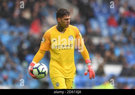 Manchester City Torwart Ederson Moraes Stockfoto