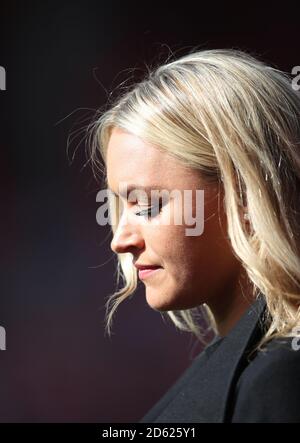 Sky Sports Moderatorin Laura Woods Stockfoto