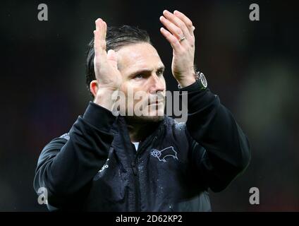 Frank Lampard, der Manager von Derby County Stockfoto