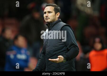 Frank Lampard, der Manager von Derby County Stockfoto
