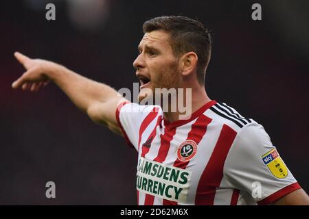 Jack O'Connell von Sheffield United reagiert Stockfoto