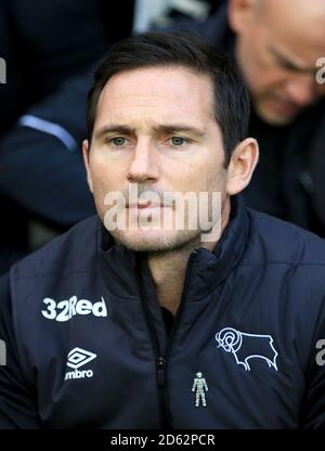 Frank Lampard, der Manager von Derby County. Stockfoto