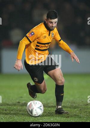 Die Newport County Padraig Amond Stockfoto