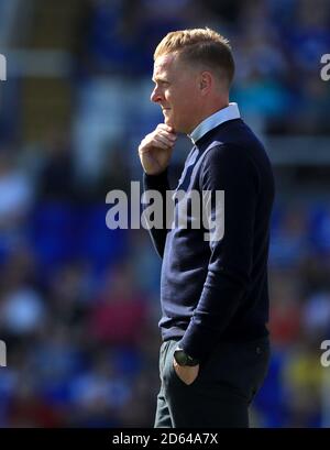 Birmingham City Manager Garry Monk an der Touchline Stockfoto