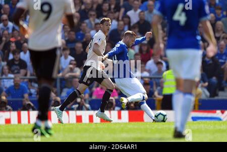 Everton's Gylfi Sigurdsson erzielt das zweite Tor seiner Seite der Spiel Stockfoto