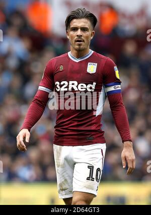 Jack Grealish von Aston Villa während des Spiels Stockfoto