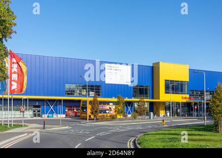 IKEA Reading, Pincents Kiln Industrial Park, Theale, Berkshire, England, Vereinigtes Königreich Stockfoto